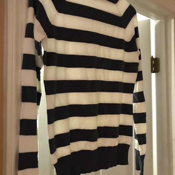GAP Blue and White Striped Sweater - Picture 2 of 4